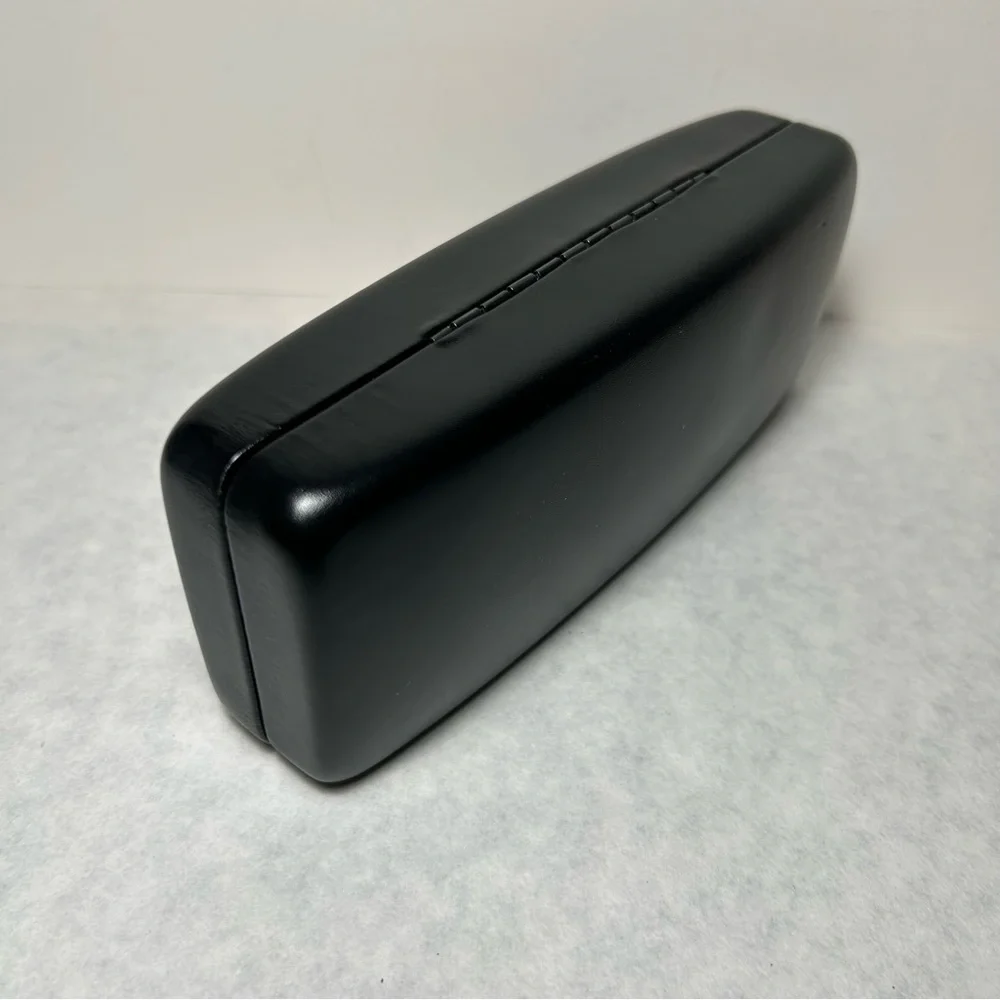 Ralph Lauren Matte Black Eyewear Sunglasses Clamshell Hard Case Embossed Logo